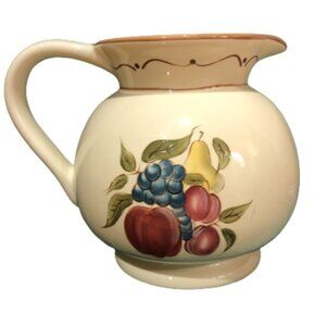 "Around The Orchard" Hand-Painted Pitcher by Home 🌸